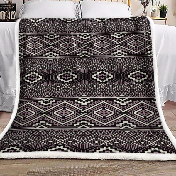 Native American Fleece Blanket Sherpa Blanket