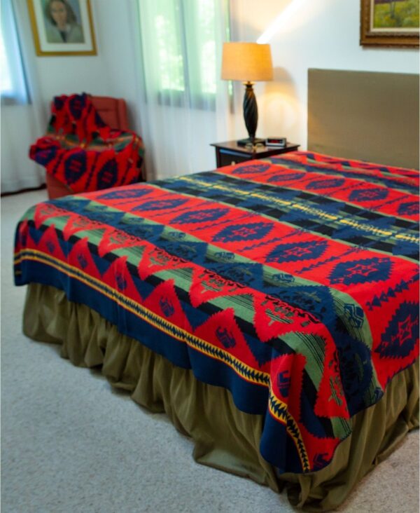 Native American Fleece Blanket Sherpa Blanket
