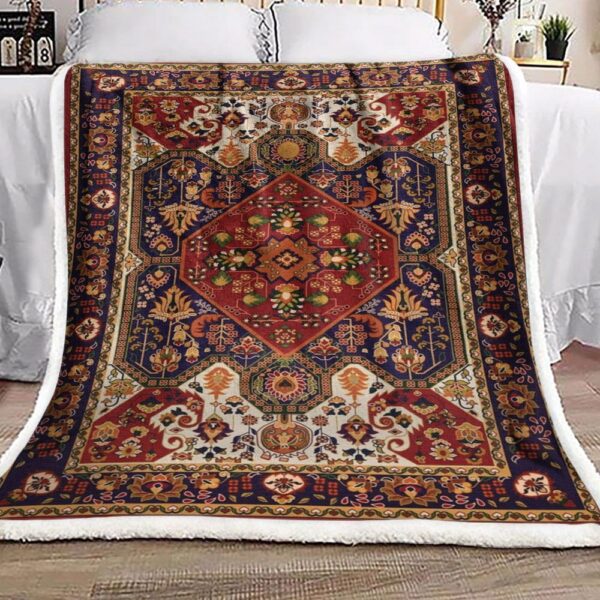 Native American Fleece Blanket Sherpa Blanket