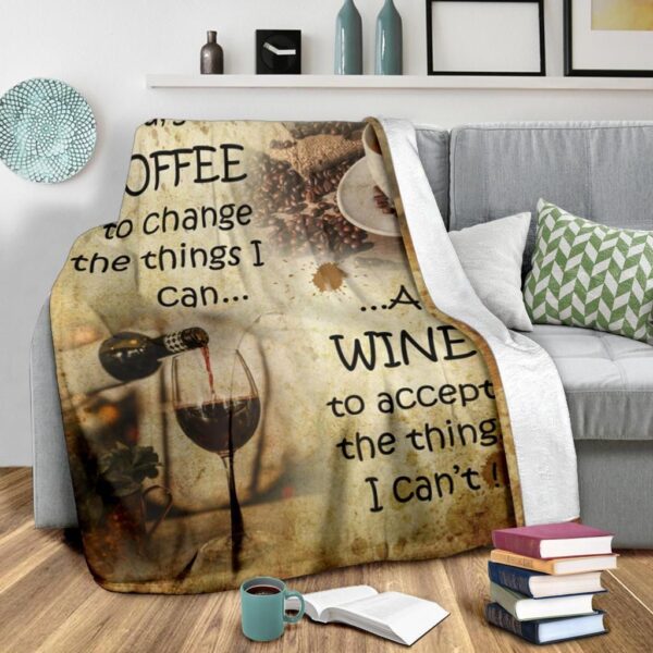 Coffee King Fleece Blanket Sherpa Blanket