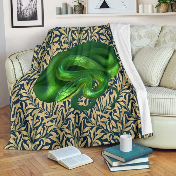 Rhadinophis Frenatum Snake Fleece Blanket Sherpa Blanket