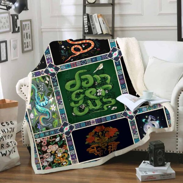 Snake Fleece Blanket Sherpa Blanket