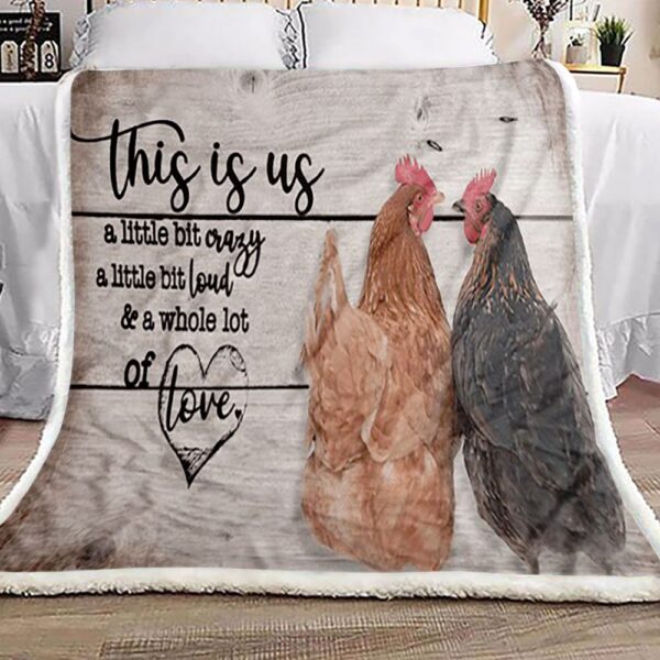 This Is Us Chicken Fleece Blanket Sherpa Blanket