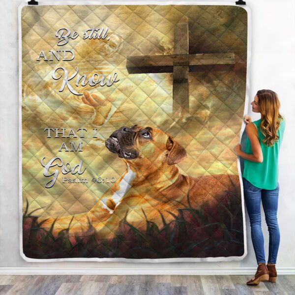 Boxer Take My Hand Jesus Fleece Blanket Sherpa Blanket