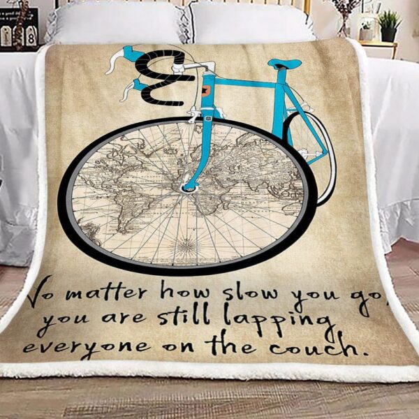 Cycling Fleece Blanket Sherpa Blanket