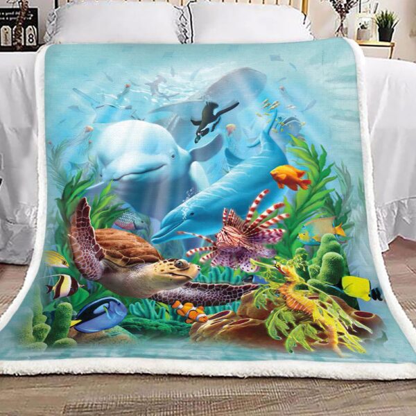 Sea Villians Fleece Blanket Sherpa Blanket