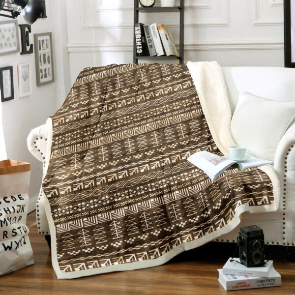 Native Fleece Blanket Sherpa Blanket