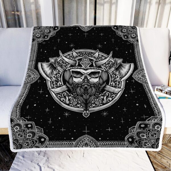 Nordic Viking Fleece Blanket Sherpa Blanket
