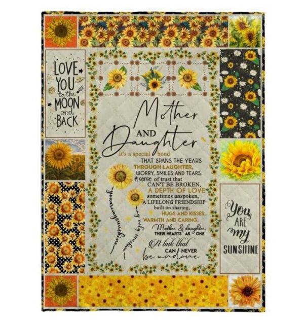 Mother And Daughter Fleece Blanket Sherpa Blanket