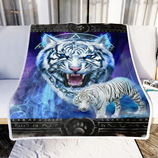 Mighty Tiger Fleece Blanket Sherpa Blanket