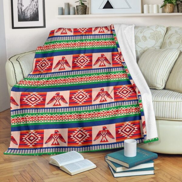 Navajo Aztec Pendleton Tribal Native Indians American Fleece Blanket Sherpa Blanket