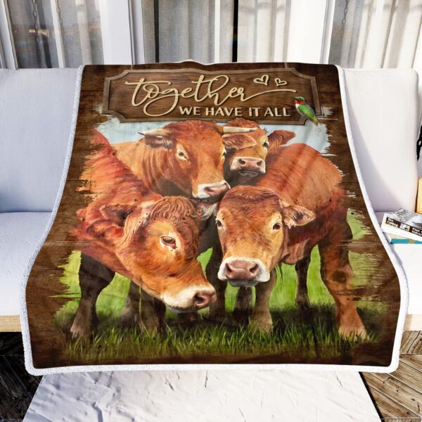 Together We Have It All Fleece Blanket Sherpa Blanket