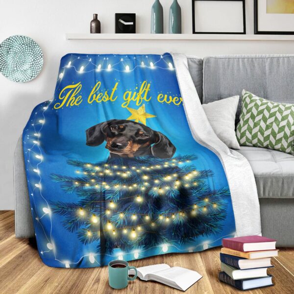 Dachshund Fleece Blanket Sherpa Blanket