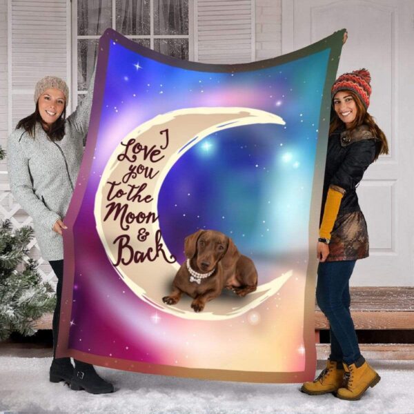 Dachshund Dog Fleece Blanket Sherpa Blanket