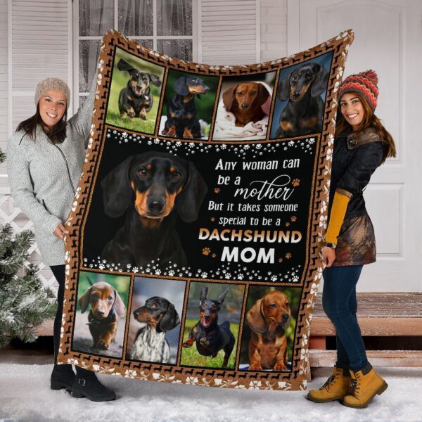 Dachshund Fleece Blanket Sherpa Blanket