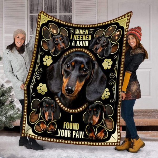 Dachshund Cute Fleece Blanket Sherpa Blanket