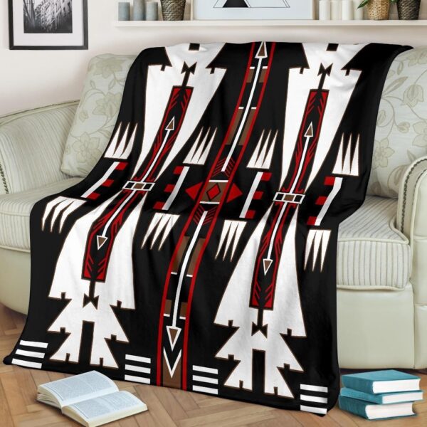 Native American Fleece Blanket Sherpa Blanket