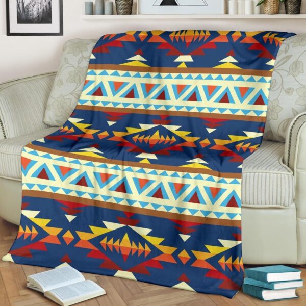 Native American Fleece Blanket Sherpa Blanket