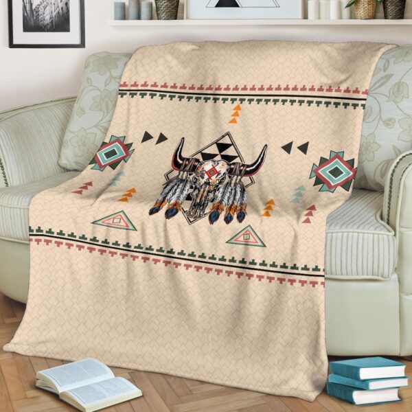 Native American Fleece Blanket Sherpa Blanket
