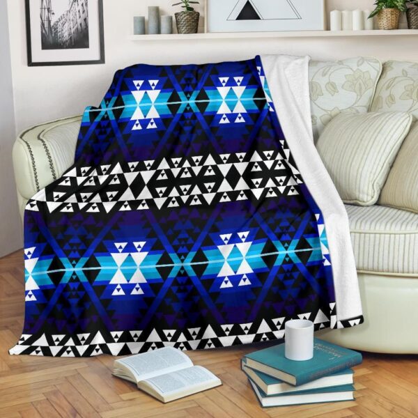 Native American Fleece Blanket Sherpa Blanket