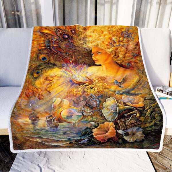 Mother Earth God Fleece Blanket Sherpa Blanket