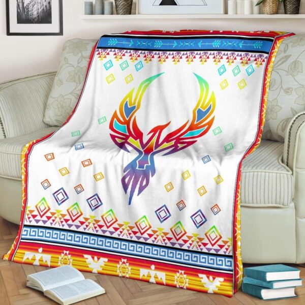 Native American Fleece Blanket Sherpa Blanket