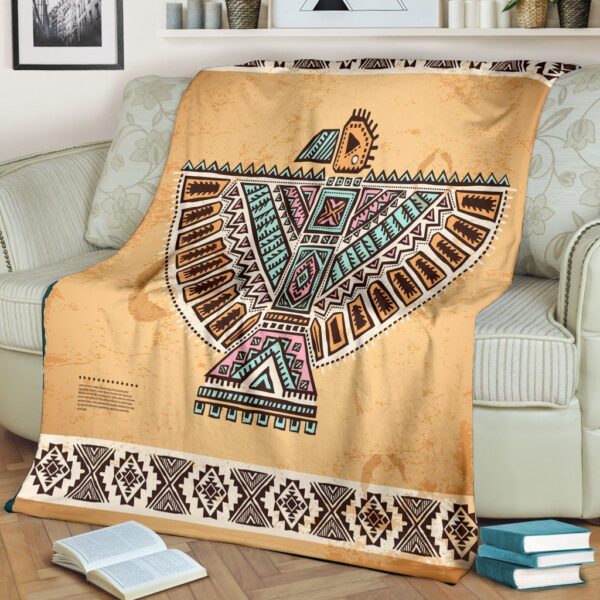 Native American Fleece Blanket Sherpa Blanket