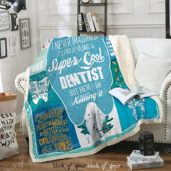 Dentist Fleece Blanket Sherpa Blanket