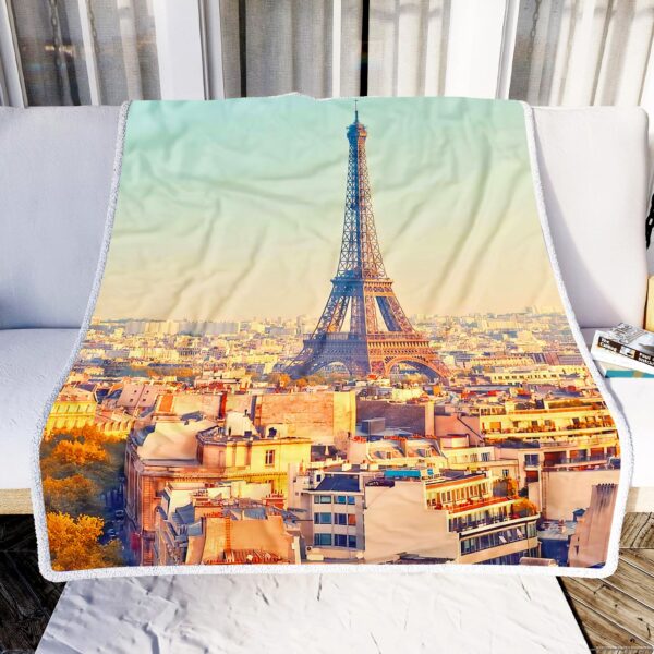 Paris European Magic Fleece Blanket Sherpa Blanket