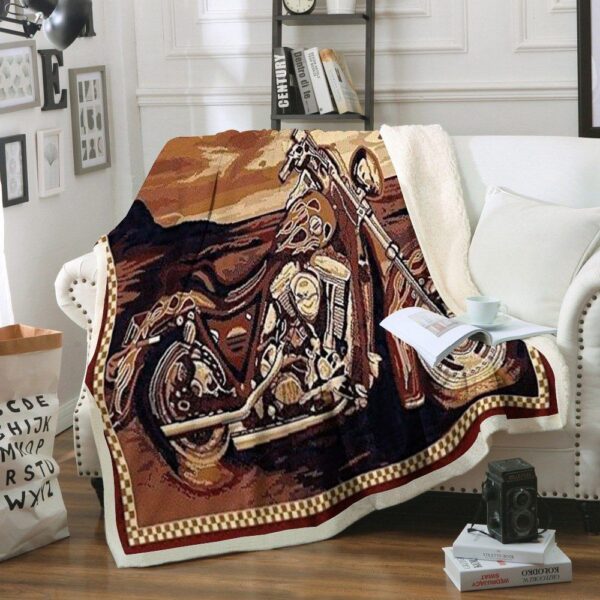 Motor Fleece Blanket Sherpa Blanket
