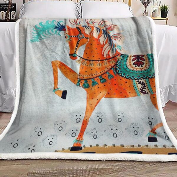 Native American Fleece Blanket Sherpa Blanket