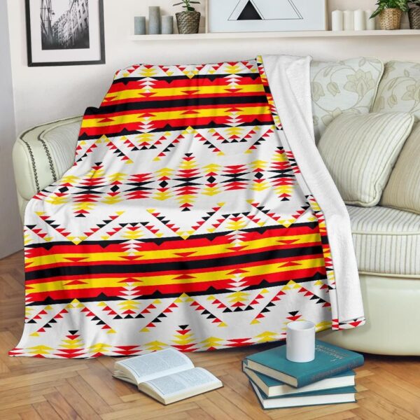 Native American Fleece Blanket Sherpa Blanket