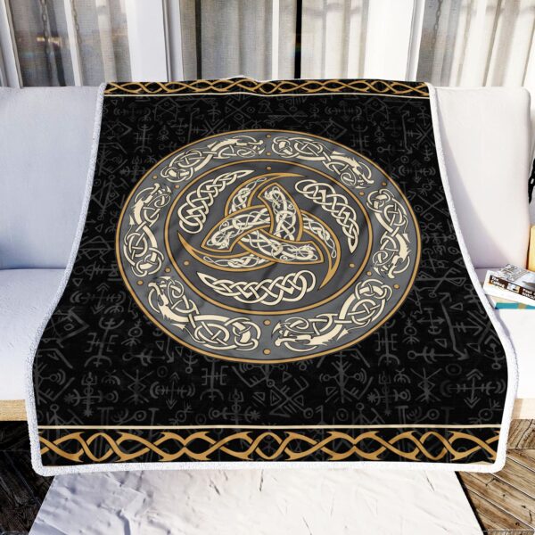 Viking Fleece Blanket Sherpa Blanket