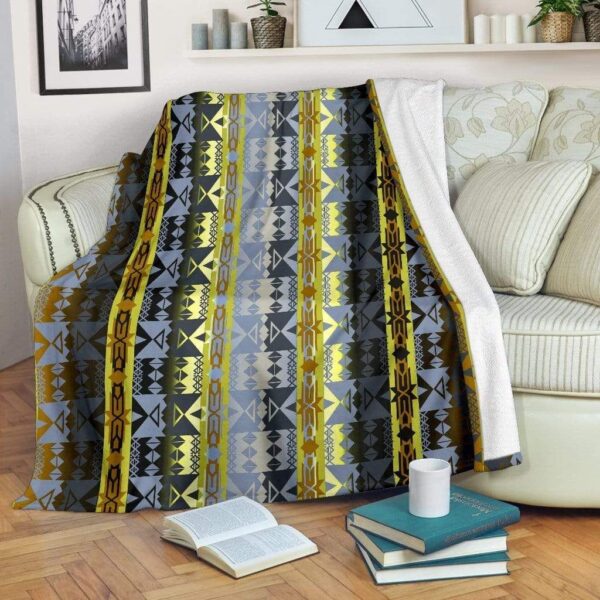 Native American Fleece Blanket Sherpa Blanket