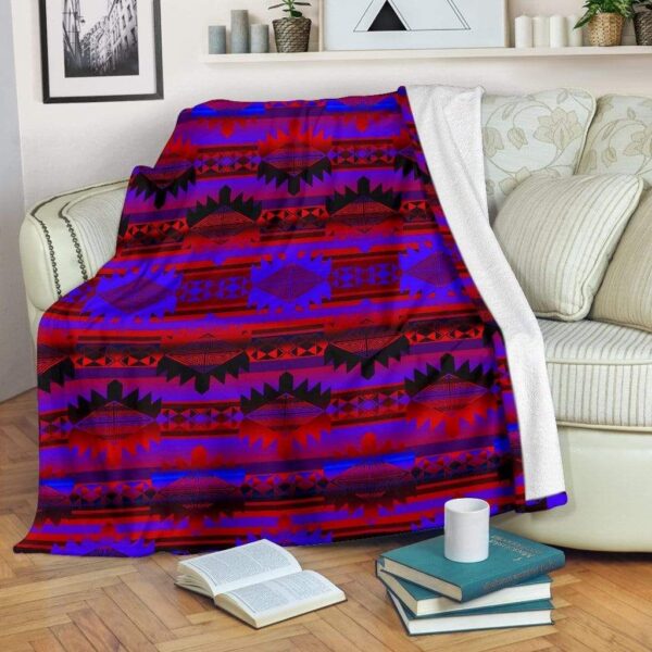 Native American Fleece Blanket Sherpa Blanket