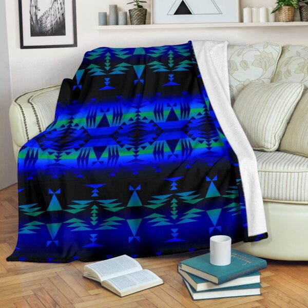 Native American Fleece Blanket Sherpa Blanket