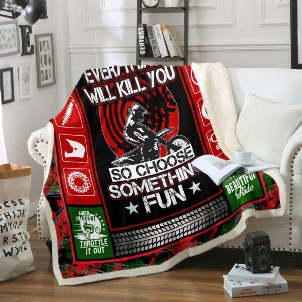 Motor Fleece Blanket Sherpa Blanket