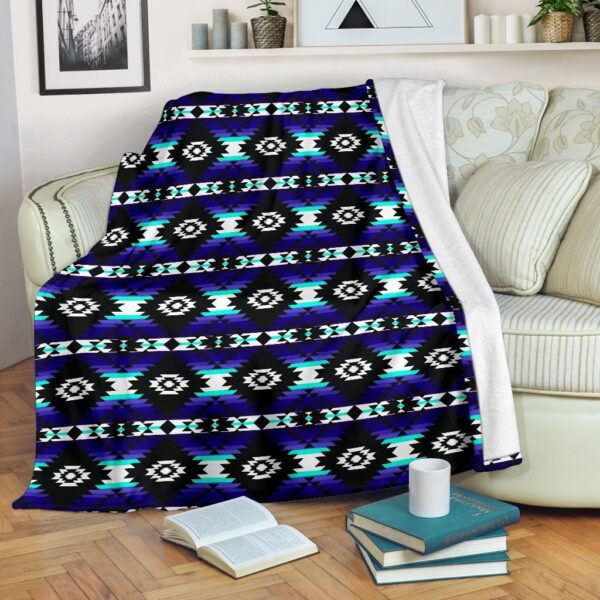 Native American Fleece Blanket Sherpa Blanket