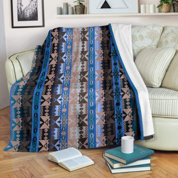 Native American Fleece Blanket Sherpa Blanket