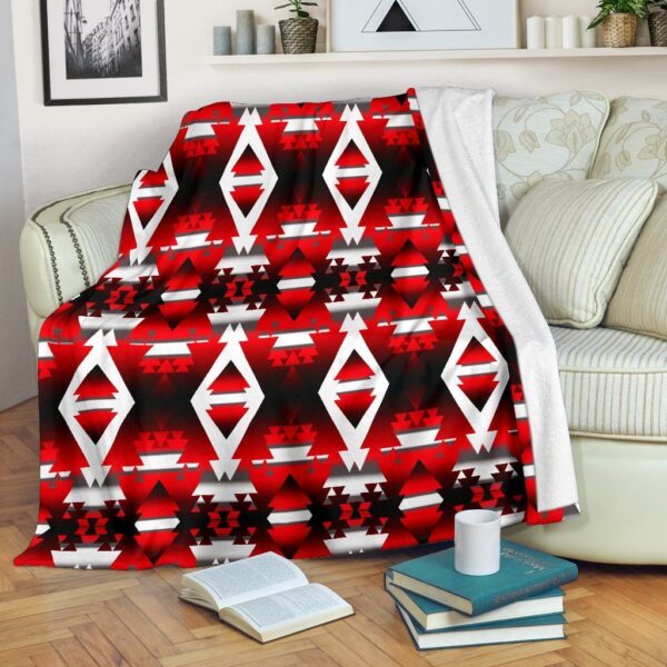Native American Fleece Blanket Sherpa Blanket