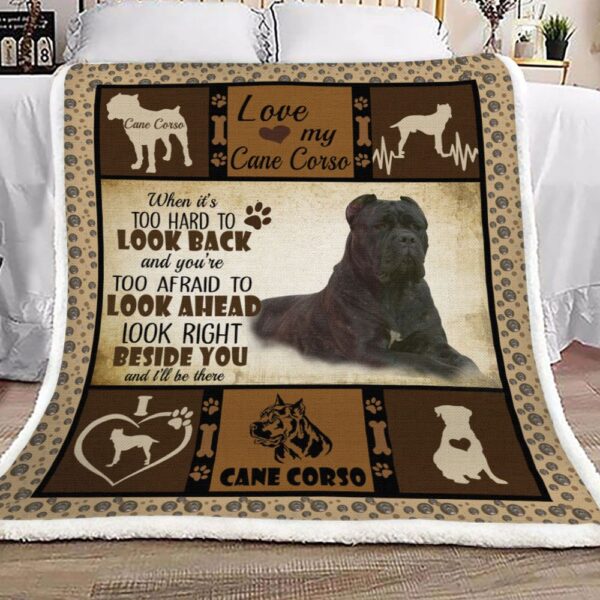 Cane Corso Fleece Blanket Sherpa Blanket