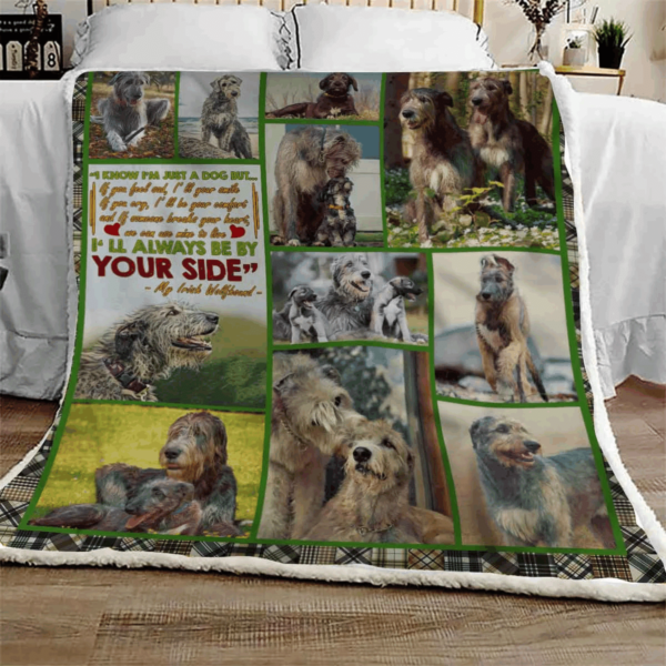 Irish Wolfhound Family Fleece Blanket Sherpa Blanket