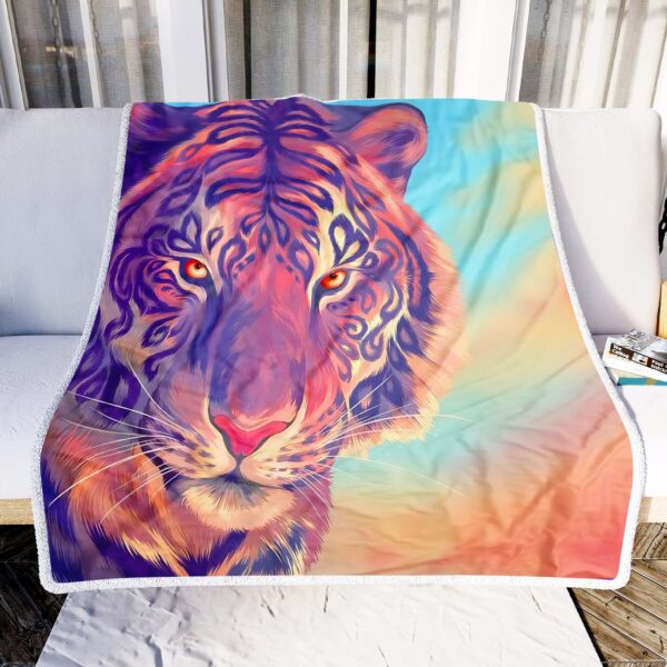 Love Tiger Fleece Blanket Sherpa Blanket