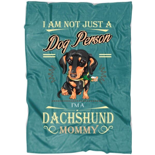 Dachshund Mom Fleece Blanket Sherpa Blanket