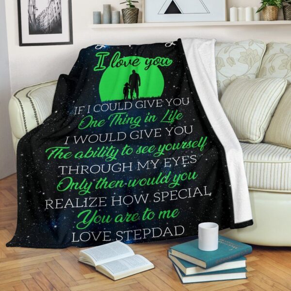 To My Kid Dad Fleece Blanket Sherpa Blanket
