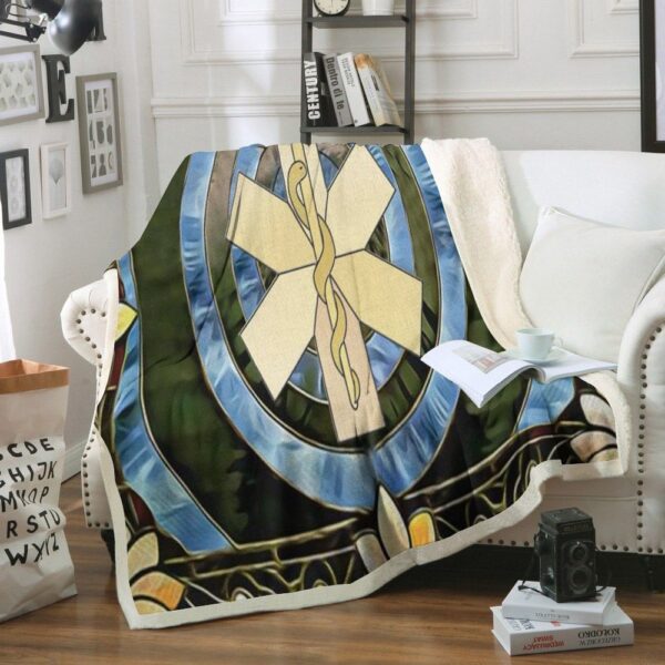 Nurse Fleece Blanket Sherpa Blanket