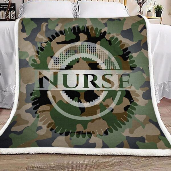 Nurse Fleece Blanket Sherpa Blanket