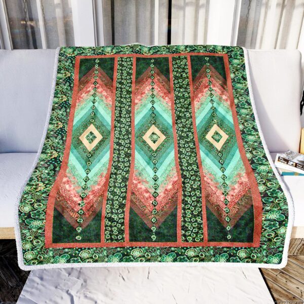Diamonds Are Forever Fleece Blanket Sherpa Blanket