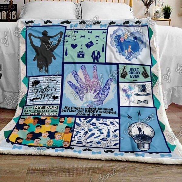 Dad Fleece Blanket Sherpa Blanket