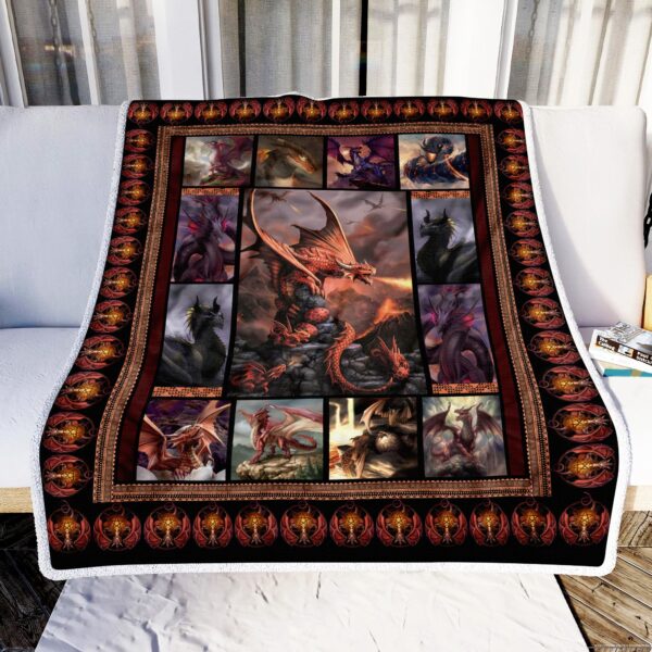 Dragon Fleece Blanket Sherpa Blanket